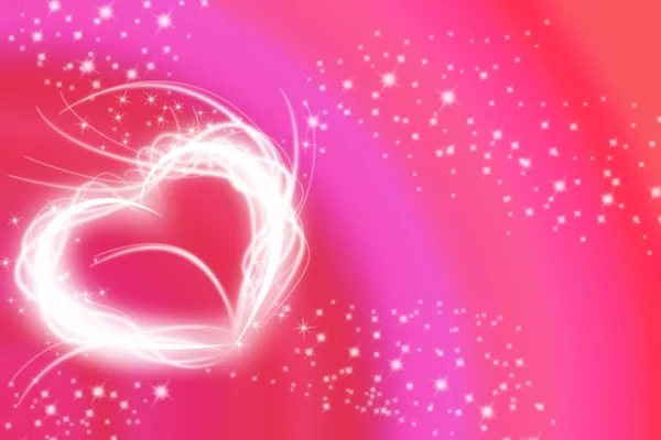 Valentines day background with hearts — Stock Photo, Image