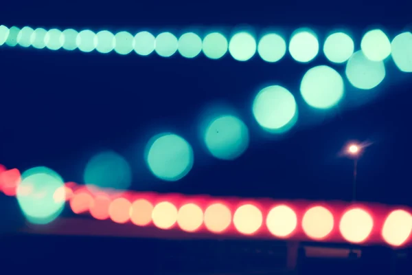 Abstract circular bokeh background of lights — Stock Photo, Image