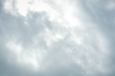 Arka plan gri karanlık bulutlar fırtına, doğal hava değiştirme öncesi