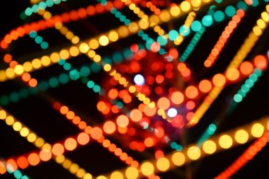 Dairesel bokeh arka plan ışık