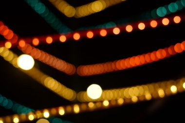 Dairesel bokeh arka plan ışık neşeli parlayan soyut