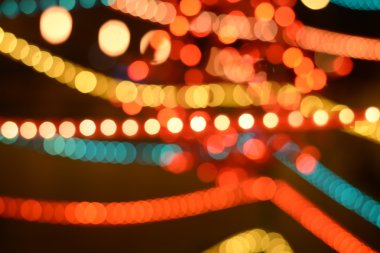 Dairesel bokeh arka plan ışık neşeli parlayan soyut