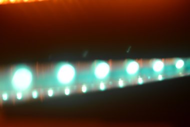 Soyut dairesel bokeh arka plan koyu arka plan üzerinde Noel ağacı ışıkları