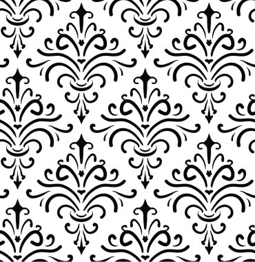 Damascus desen. Arka plan. Vektör.