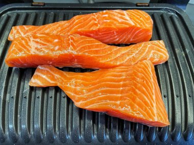 ızgara somon fileto