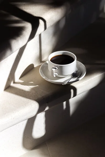 Black aroma coffe — Stock Photo, Image