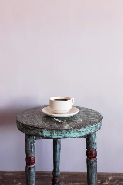 Black hot coffee — Stock Photo, Image