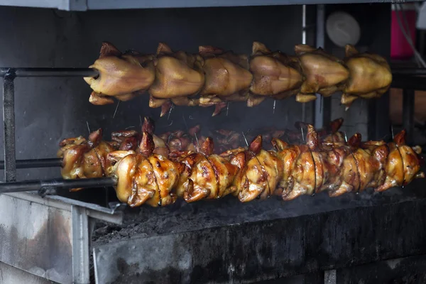Куряче барбекю в Таїланді — стокове фото