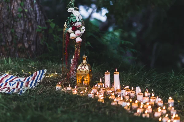 Night wedding ceremony — Stock Photo, Image