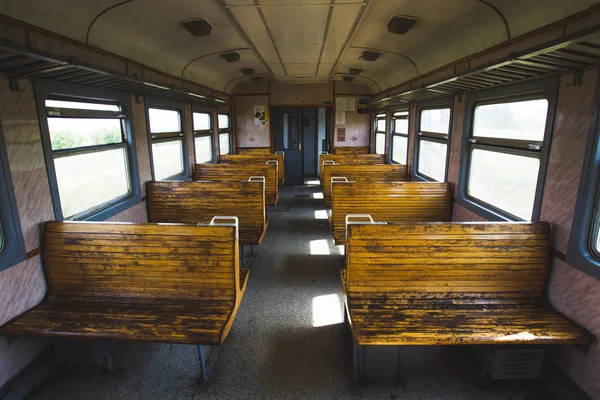 Old empty train — Stock Photo, Image