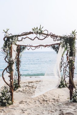 Beach düğün dekorasyonu