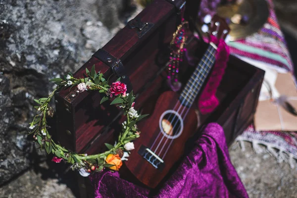 Decoração de casamento estilo Boho — Fotografia de Stock