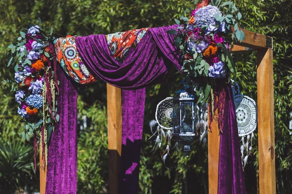 Boho στυλ γάμου διακόσμηση — Φωτογραφία Αρχείου