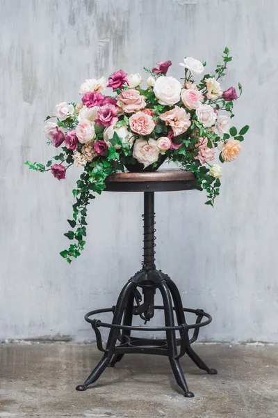 Svatební květinová aranžmá — Stock fotografie