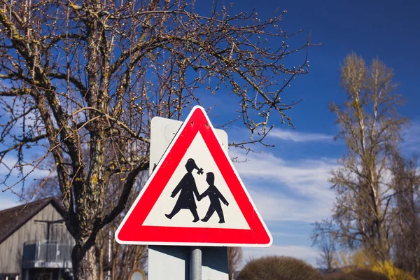 Funny crosswalk sign — Stock Photo, Image