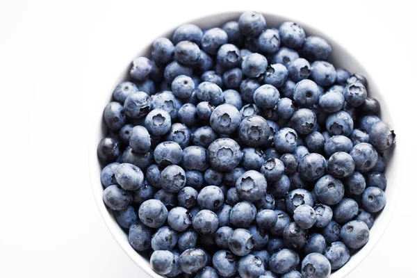 Plate of ripe blueberry — Stock Photo, Image