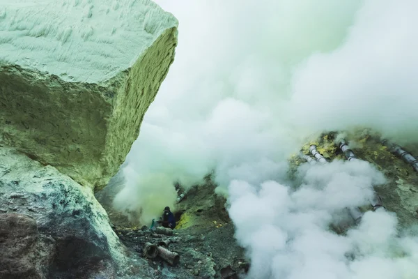 Kawah ijen krater — Stockfoto