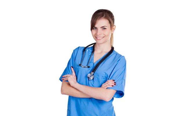 Doktor stetoskop ile kız