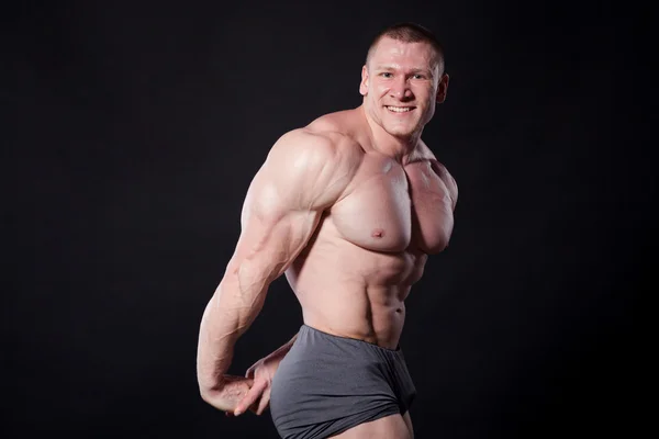 Male man bodybuilder — Stock Photo, Image