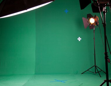 Chroma anahtar-in filme fotoğraf stüdyosu