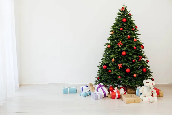 Silvester Hause Weihnachtsbaum Spielzeug Urlaub — Stockfoto