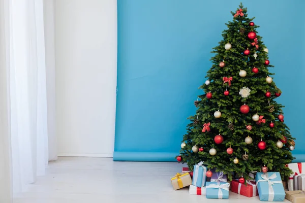 Decoración Año Nuevo Presenta Interior Del Árbol Navidad —  Fotos de Stock