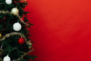 Yeni yıl yazıtları için Noel arkaplanı