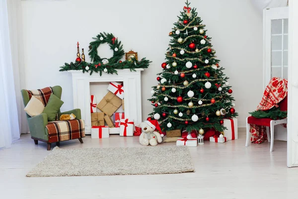 Χριστουγεννιάτικο Δέντρο Τζάκι Παρουσιάζει Εσωτερική Διακόσμηση — Φωτογραφία Αρχείου