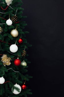 Yeni yıl yazıtları için Noel arkaplanı
