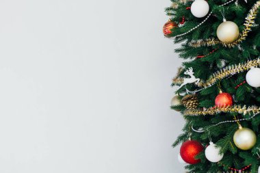 Yeni yıl arkaplan Noel ağacı yazıtları için