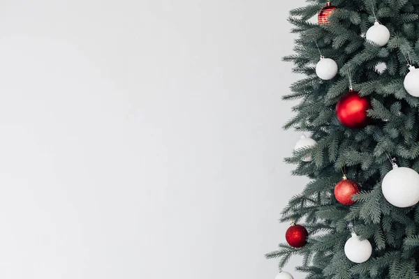 Árvore de Natal Ano Novo lugar de fundo para inscrição — Fotografia de Stock