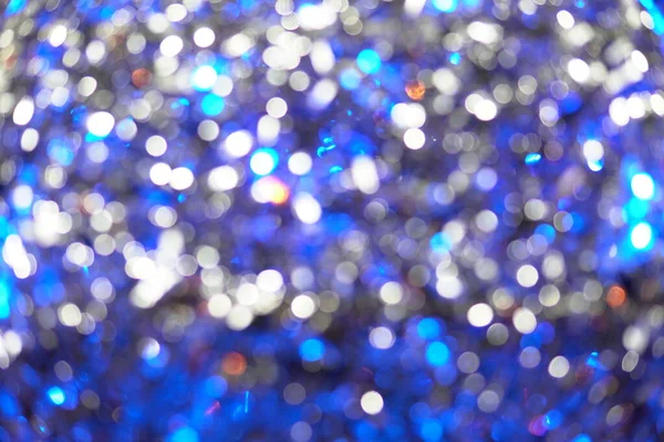 圣诞及新年前夕的彩灯花环侧廊 — 图库照片