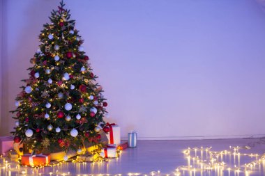 Noel ağacı ışıkları Noel arifesi tatili