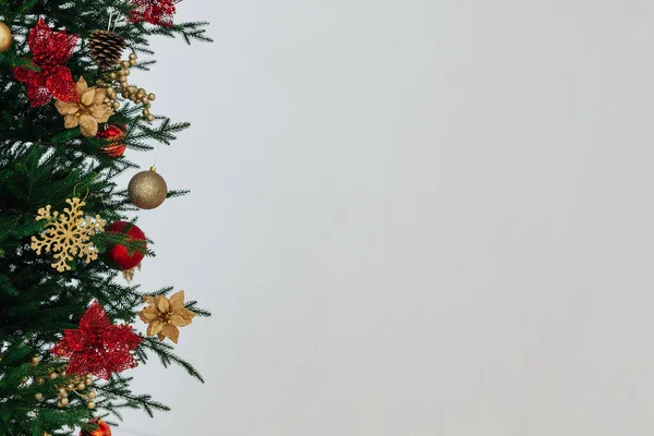 ( 영어 ) Twgs Christmas Tree decor New Years backplace for inscription — 스톡 사진