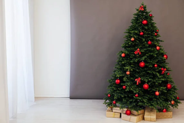 新年礼物圣诞树装饰 — 图库照片