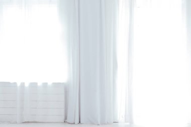 empty white window door door bright light