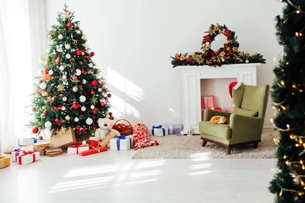 Kerstboomvakantie presenteert het nieuwe jaar — Stockfoto