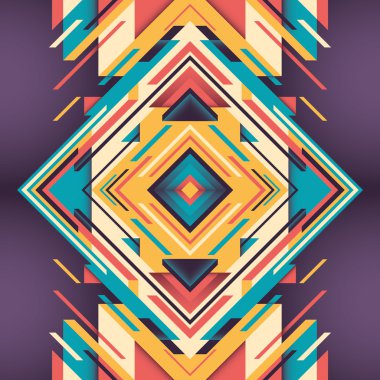 Geometrik Tasarımlı soyutlama.