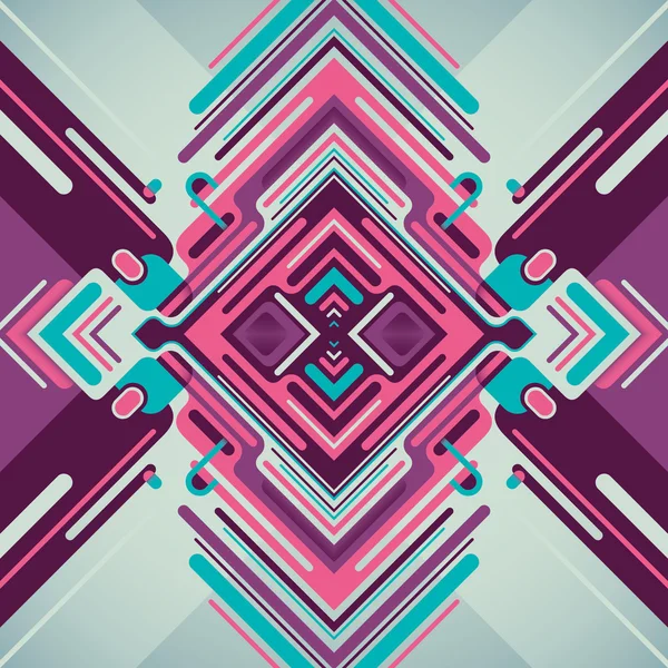 Fondo abstracto con formas futuristas. — Vector de stock