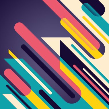 Renkli yaratıcı soyutlama.