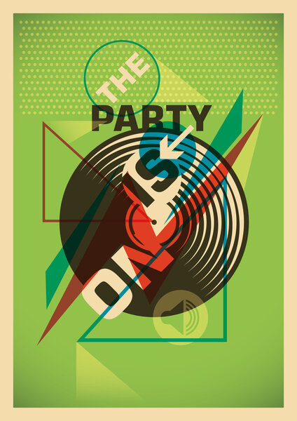 Абстрактный дизайн плаката вечеринки
.