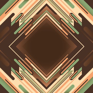 Renkli modern resimde.