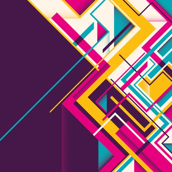 Ilustración geométrica abstracta . — Vector de stock