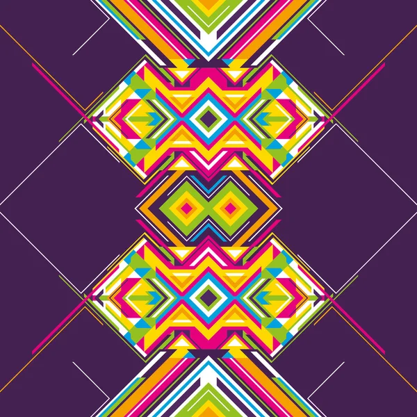 Gráfico colorido con elementos geométricos abstractos . — Vector de stock