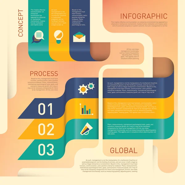 Gráfico de informação moderna com elementos de design . —  Vetores de Stock