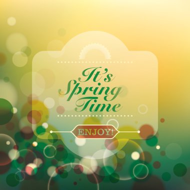 Abstract spring time background.  clipart