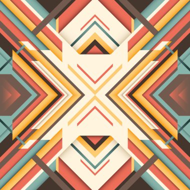 Geometrik nesneleri ile açısal soyutlama.