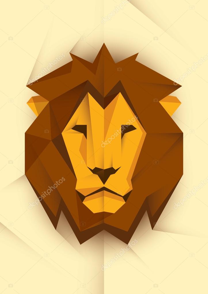 Abstract lion's head. Stock Vector by ©Rakavaja 111548684