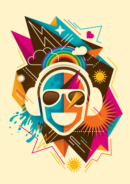 Фон партии с абстракцией
. 