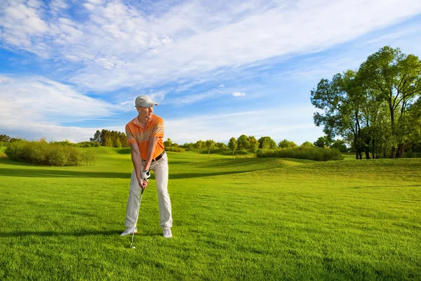 Male golf player — Stock Photo, Image